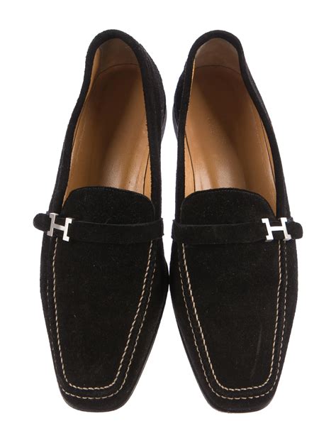 hermes men suede loafer 569-08|hermes loafers for sale.